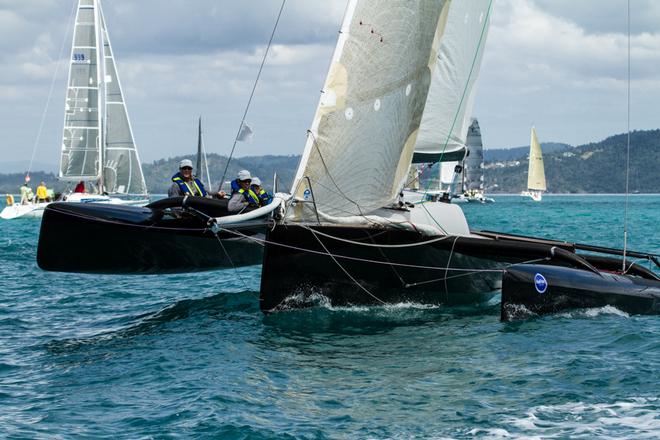 Morticia off to a flying start in calm conditions. - Abell Point Marina Airlie Beach Race Week © Shirley Wodson